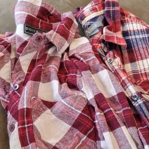 Women's Flannel Long Sleeve's
